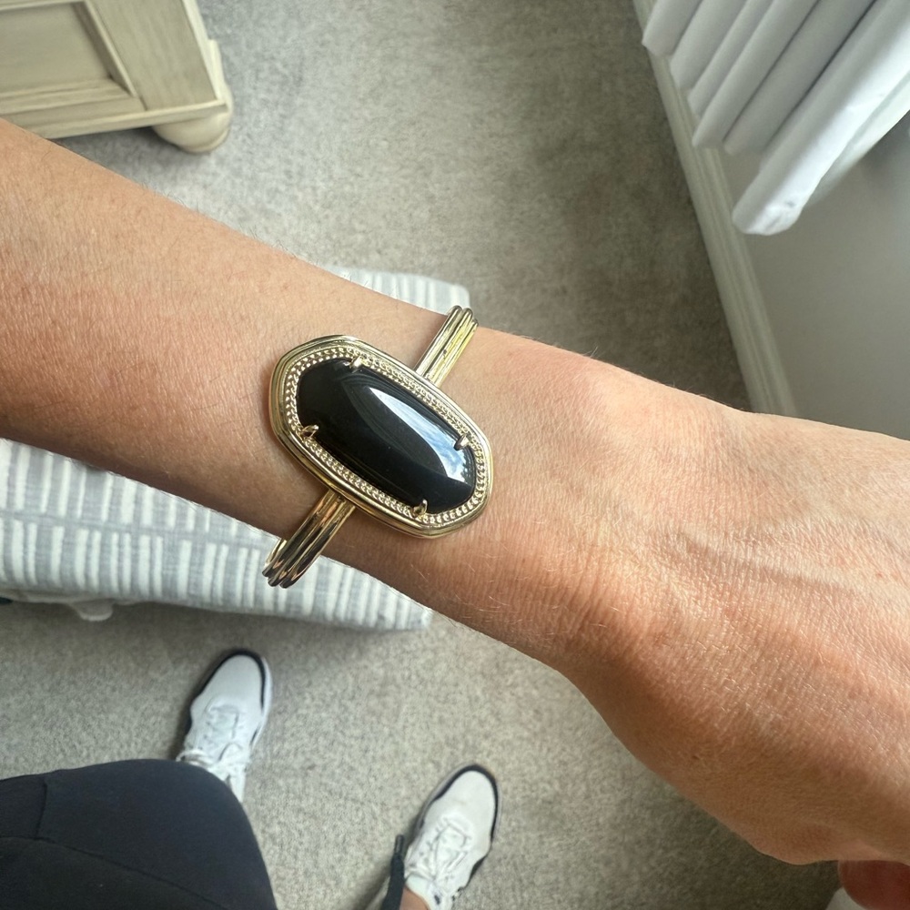Kendra Scott Black and Gold Bracelet